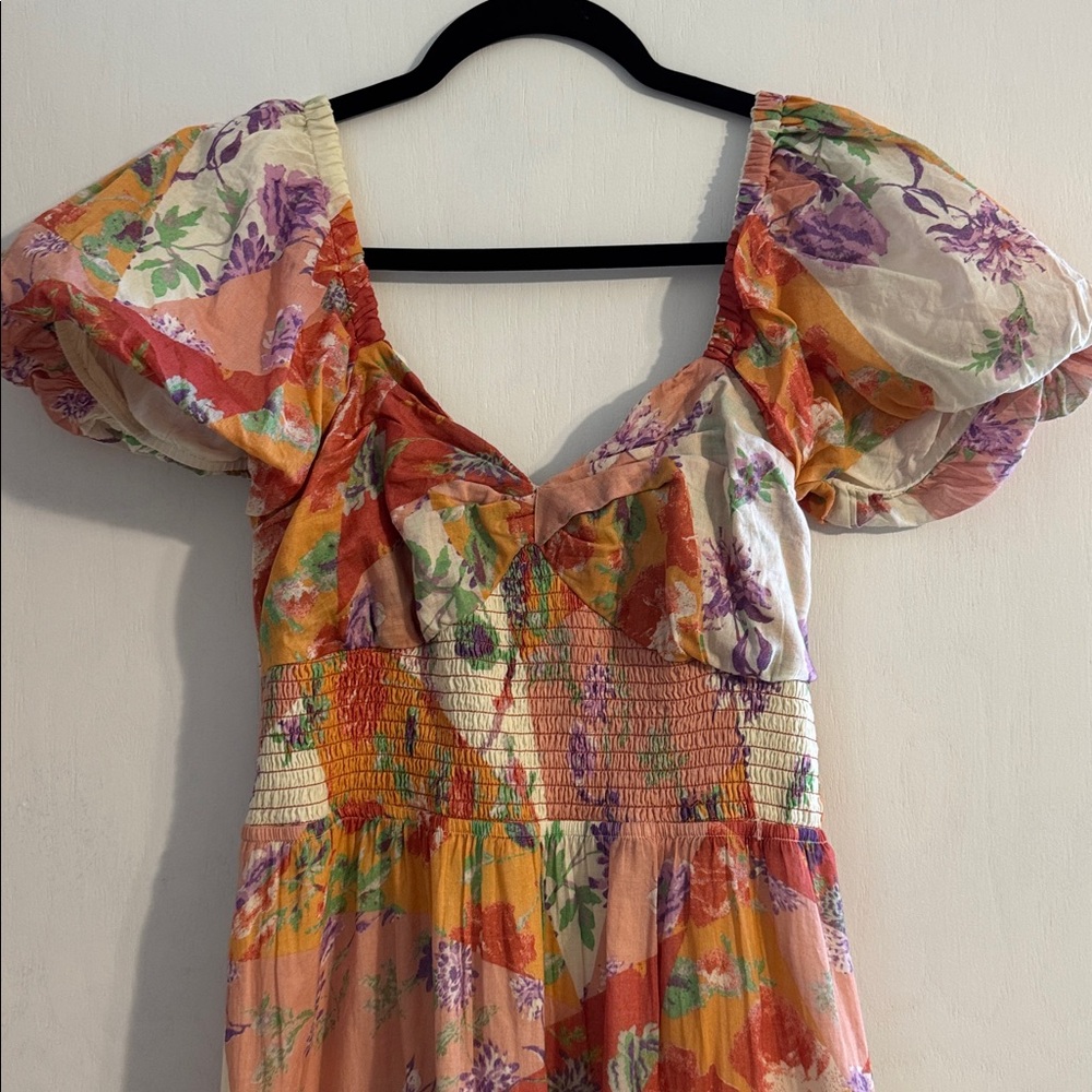 Free People Sundrenched Maxi Dress size L